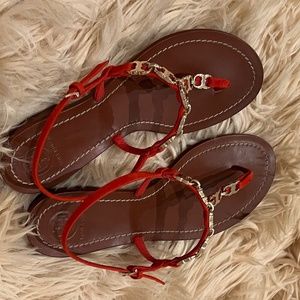 Tori Burch chain link sandals